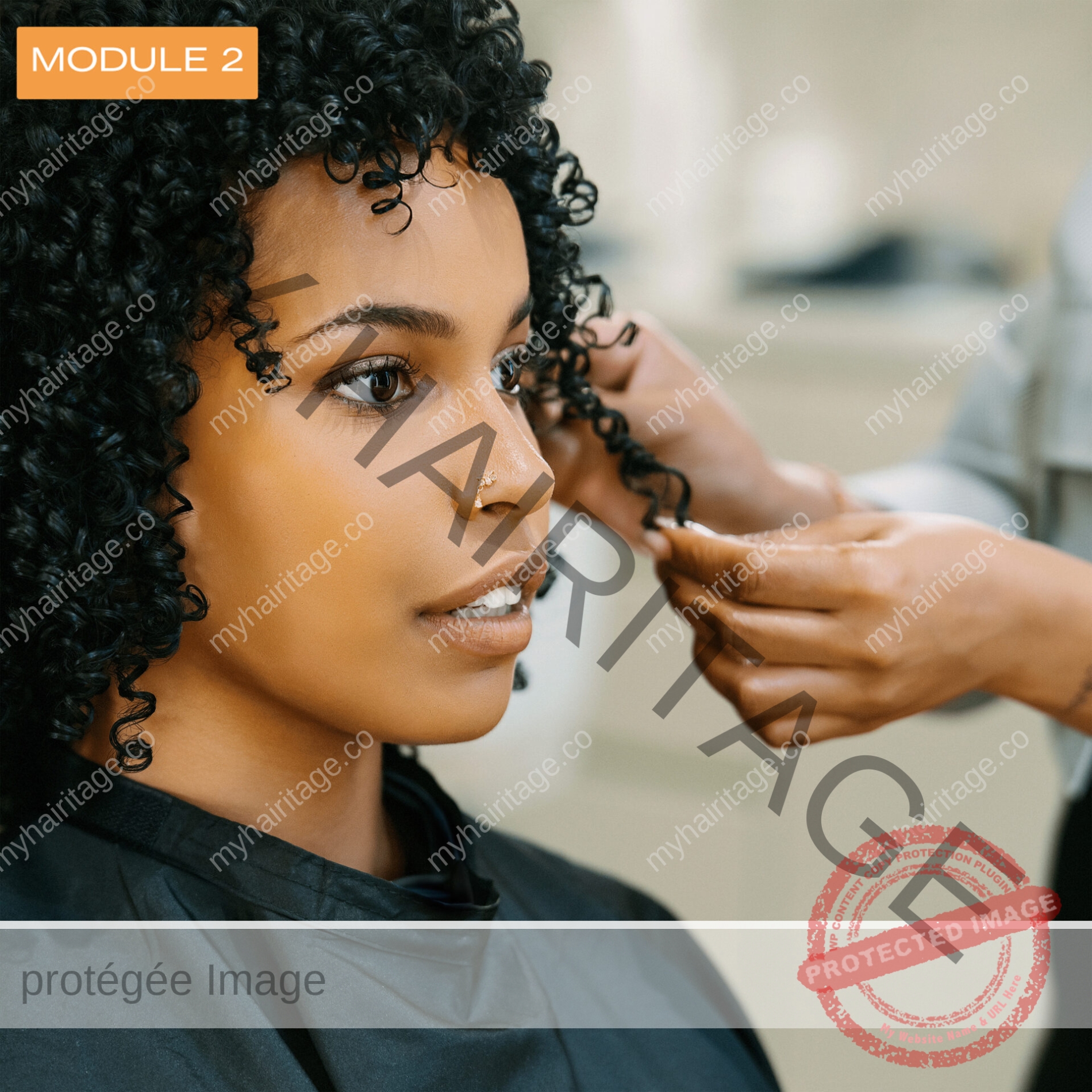 MY HAIRITAGE - Formation technique coiffure cheveux afro bouclés frisés crépus