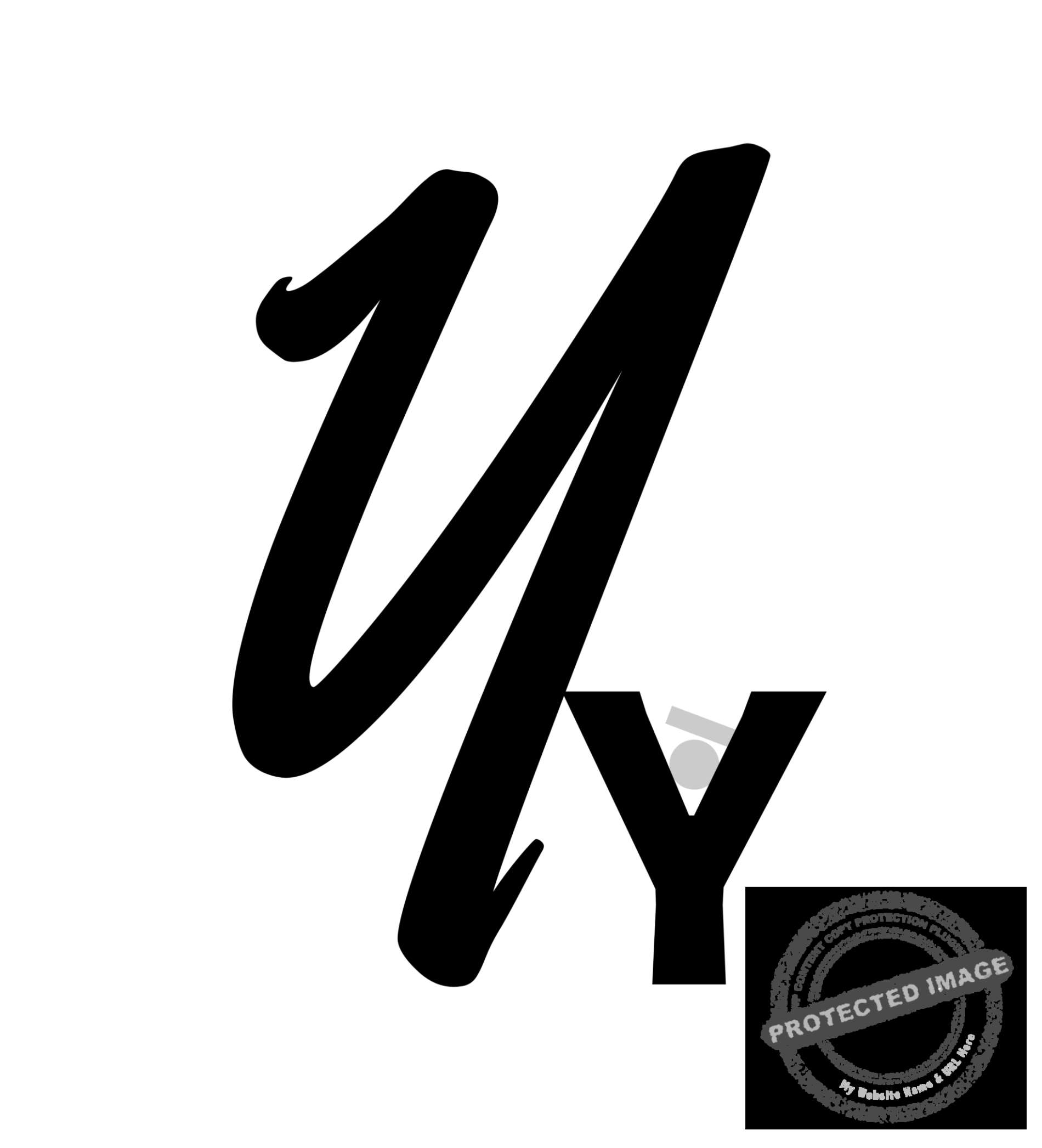 Black on White